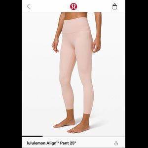 Lululemon Align Pant 25” NWT